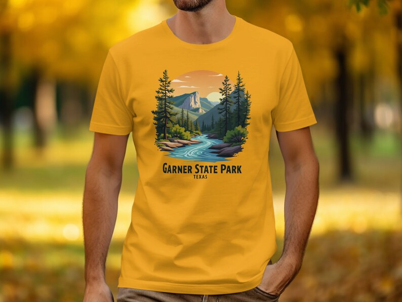 Garner State Park Texas Tshirt, Nature Lovers Gift, Retro National