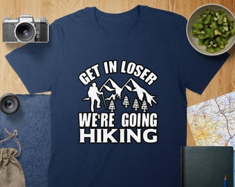 Camiseta divertida de senderismo: Camiseta gráfica de aventura al aire libre