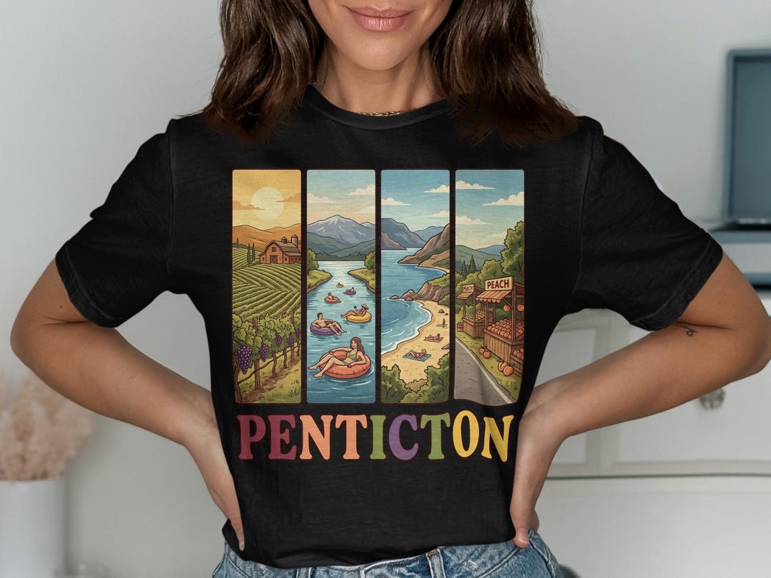 ペンティクトン BC Tシャツ、オカナガンバレー お土産Tシャツ - Etsy 日本