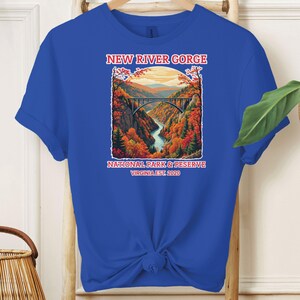New River Gorge National Park Tee: Scenic Bridge Hiking Gift