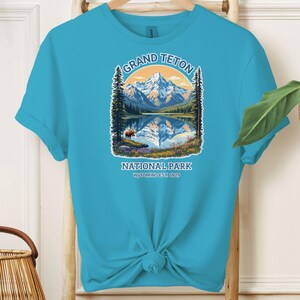 Grand Teton National Park Shirt, Wyoming See T-Shirt, Pullover oder Hoodie, Retro Berg Geschenk, benutzerdefinierte Textoption
