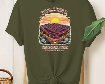 Shirt Haleakalā National Park: T-shirt Maui Hawaii Volcano Sunrise