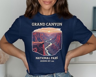 Grand Canyon National Park T-Shirt: Arizona Retro Travel Tee