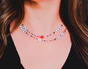 Not Like Other Girls Beaded Necklace