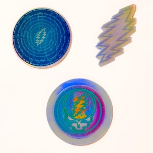 Grateful Dead Holographic Stickers (New Designs Added!)