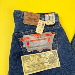 DEADSTOCK Dark Wash 501 Levis