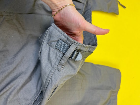 Gray military cargo pants - image 2