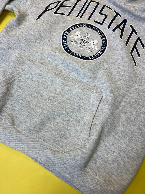 Vintage gray Penn State hoodie - image 3