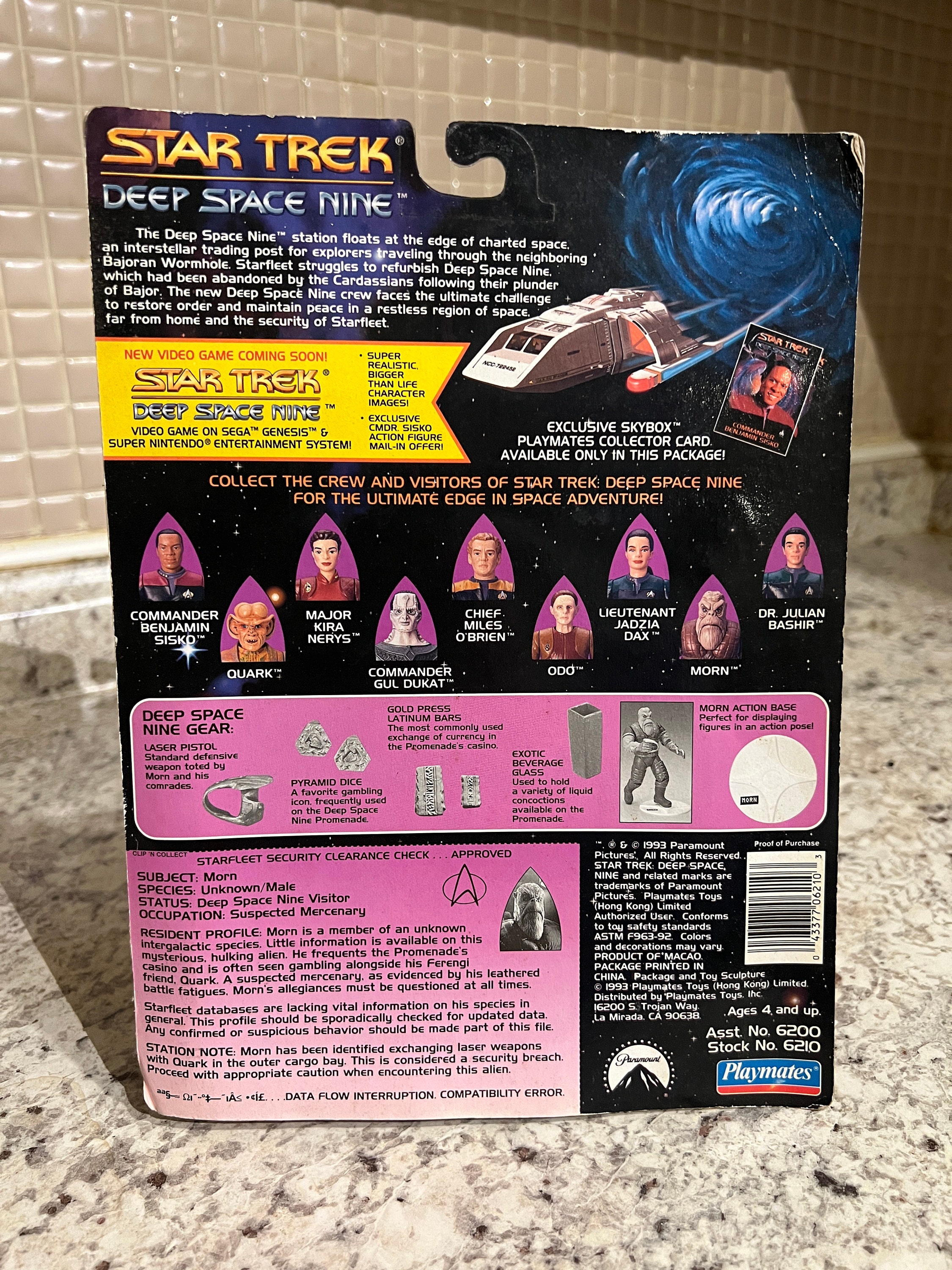Star Trek Deep Space Nine morn Action Figure 1993 Playmates Etsy UK