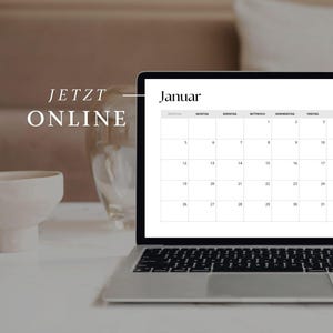 Digital Planner 2025 German / GOODNOTES Calendar / iPad Planner January-December