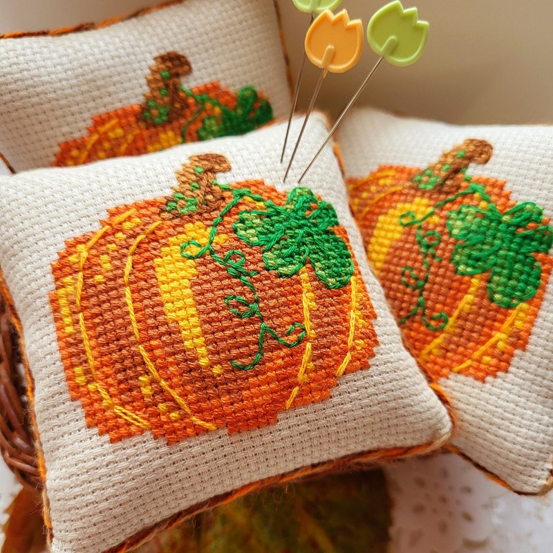 Pumpkin Pincushion Etsy