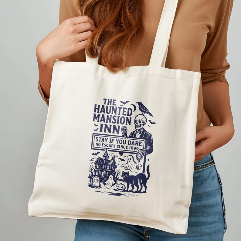 Haunted Mansion Skeleton SVG PNG: Retro Halloween Clipart - Etsy