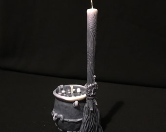 Witch's Broom candle