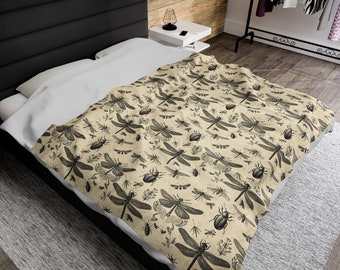 Entomologist; Velveteen Plush Blanket