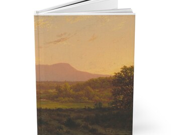 Peaceful Valley, Alexander Helwig Wyant; Hardcover, lined notebook, aesthetic, mood journal, therapy journal, travel notebook