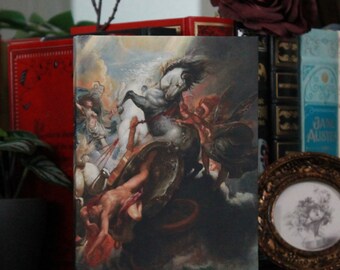 Fall of Phaeton, Peter Paul Rubens; Hardcover, lined journal, aesthetic journal, mood journal, writing notebook, manifestation notebook