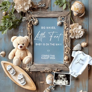 Summer Pregnancy Announcement Beach Pregnancy Announcement Digital Pregnancy Reveal Summer Announcement Pregnancy Summer Digital Pregnancy