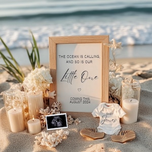 Summer Pregnancy Announcement Beach Pregnancy Announcement Digital Pregnancy Reveal Summer Announcement Pregnancy Summer Digital Pregnancy