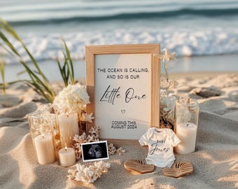 Summer Pregnancy Announcement Beach Pregnancy Announcement Digital Pregnancy Reveal Summer Announcement Pregnancy Summer Digital Pregnancy
