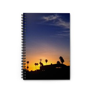 Sunset Notebook, Journal, Writing Pad, Note Pad, Lined Notebook, Stationery Gift, Diary for Writers