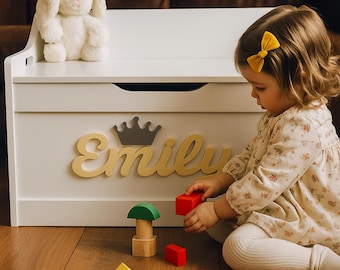 Personalised Wooden Toybox | Children | Customised | Large