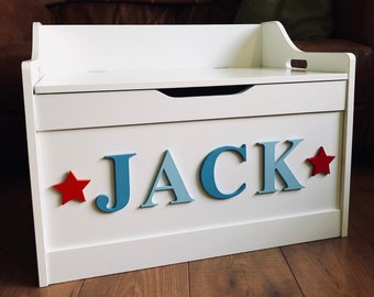 Personalised Wooden Toybox | Children | Customised | Large