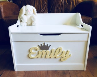 Personalised Wooden Toybox | Children | Customised | Large