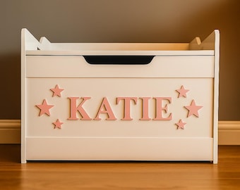 Personalised Wooden Toybox | Children | Customised | Large