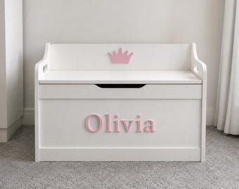 Personalised Wooden Toybox | Children | Customised | Large