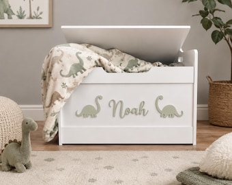 Personalised Wooden Toybox | Children | Customised | Large