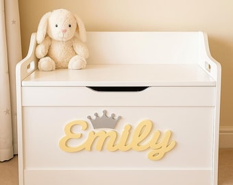 Personalised Wooden Toybox | Children | Customised | Large