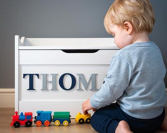 Personalised Wooden Toybox | Children | Customised | Large