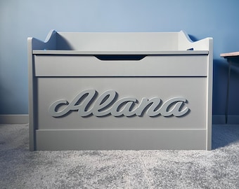 Personalised Wooden Toybox | Children | Customised | Large