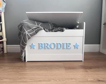 Personalised Wooden Toybox | Children | Customised | Large