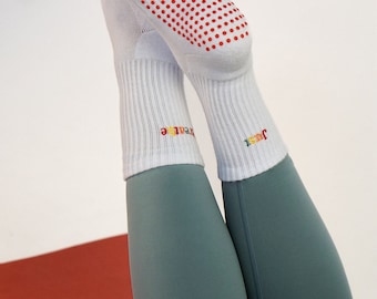 Just Breathe Pilates grip socks