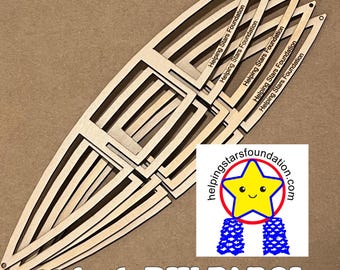 DIY Parol Star Frame: 12-Inch Laser Cut Puzzle, Philippines, Christmas star