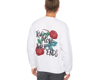 True Love Never Ends unisex Heavy Blend™ sweatshirt met ronde hals