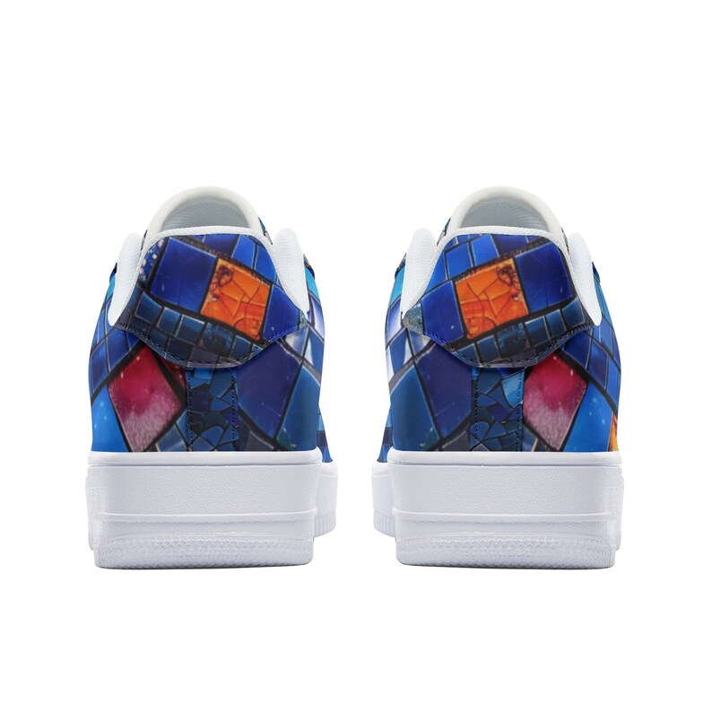 Mosaick Unisex Low Top Leather Sneakers image 6