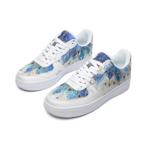 Blue Eyes ,Unisex Low Top Leather Sneakers,Women Shoes,Men Shoes,Sneakers,Gift,