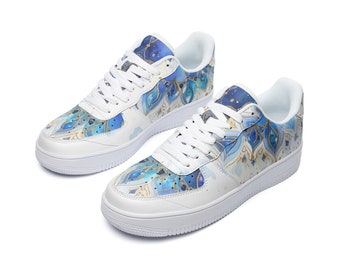 Blaue Augen ,Unisex Low Top Leather Sneakers,Frauen Schuhe,Männer Schuhe,Sneakers,Geschenk,