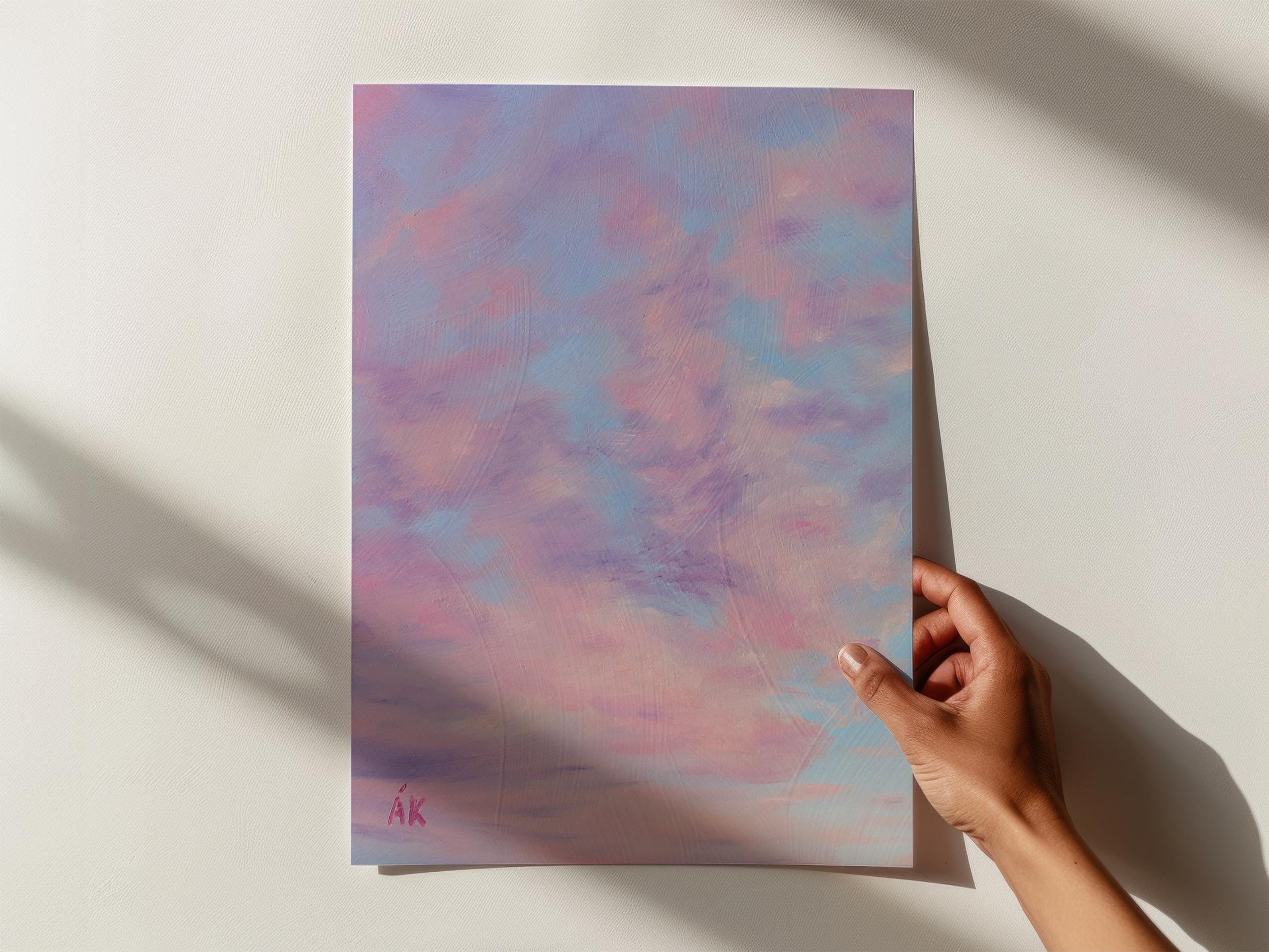 Cloud Study No. 4, Oil Painting by A. Kendall | Fine Art Print - Etsy