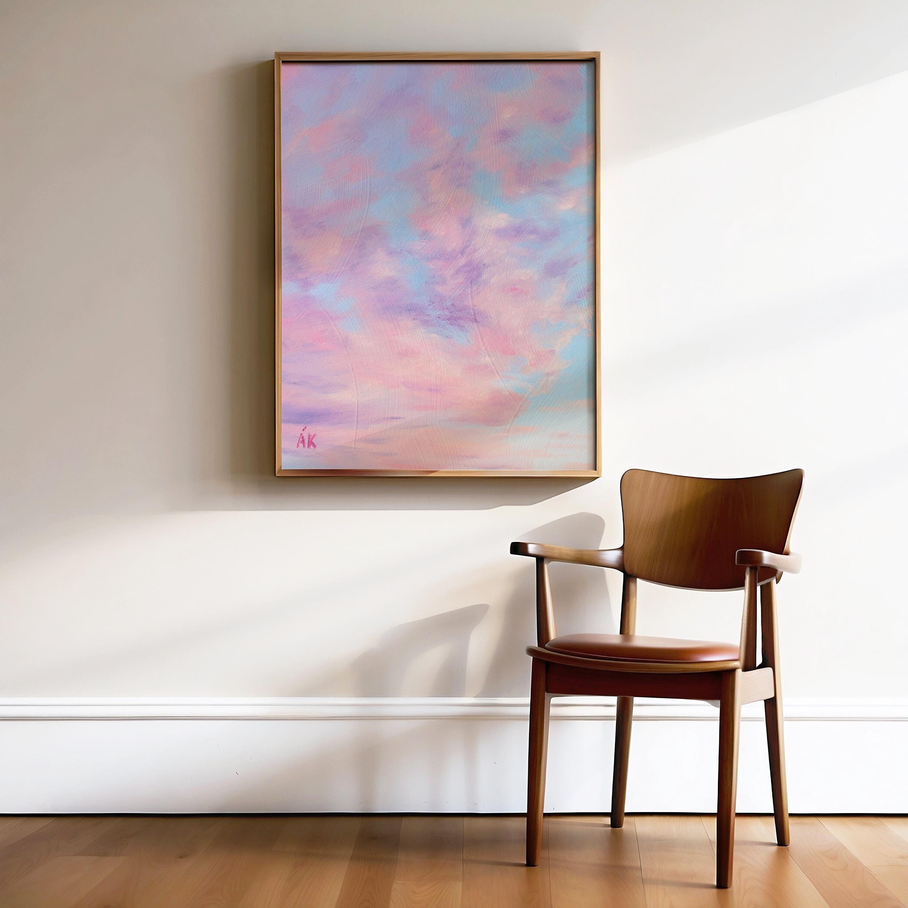 Cloud Study No. 4, Oil Painting by A. Kendall | Fine Art Print - Etsy