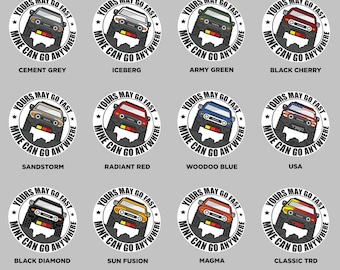 Toyota FJ Cruiser Stickers