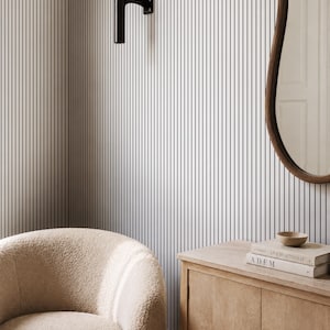 Papel pintado autoadhesivo de rayas minimalistas, despegable y adhesivo, revestimiento de pared escandinavo autoadhesivo de rayas negras, papel de pared moderno lineal para pasillo.