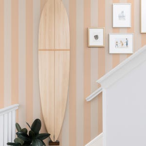 Papel tapiz autoadhesivo de rayas amarillas y melocotón, despegable y pegable, papel tapiz autoadhesivo de rayas llamativas, revestimiento de pared de líneas clásicas