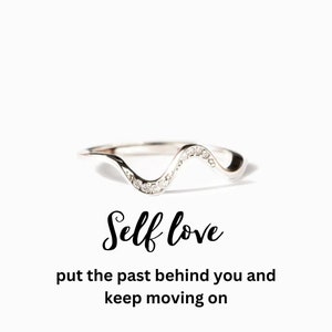 Self Love Ring, Family Gift, Friend Ups And Downs Ring, Anniversary Birthday Gift Fashion Jewellery Ring, Help Ring, Struggle Ring.