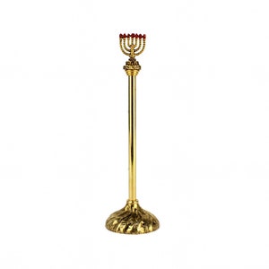Penna Menorah vintage e portapenne, set di penne con scatola originale, idea regalo ebraica, decorazione per scrivania da ufficio, portapenne