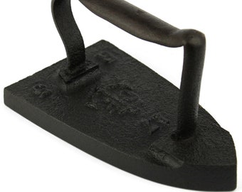 Antikes französisches Bügeleisen, Gusseisen, antikes Bügeleisen Frankreich, 20