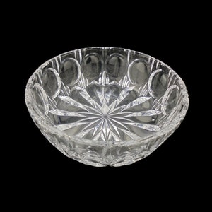 Vintage Crystal Bowl, Fruit Crystal Bowl, Crystal Table Centerpiece, Wedding Table Decor, Serving Bowl