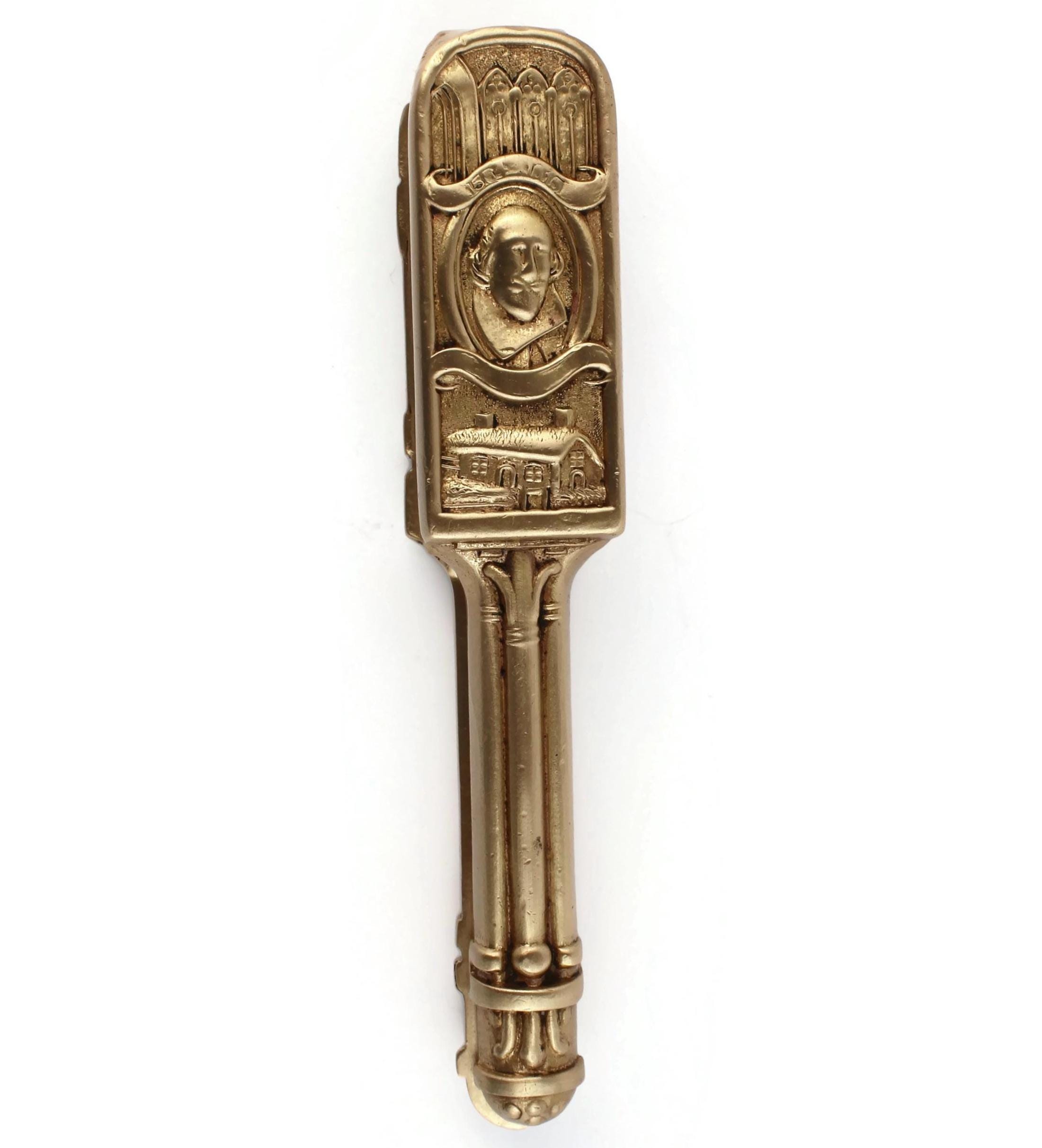Vintage Brass Shakespeare Nutcracker, William Shakespeare Portrait